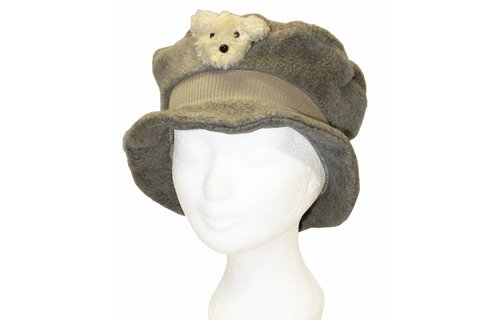 Kinderhoedje Teddy met beertje Kinderhoedje Teddy met beertje