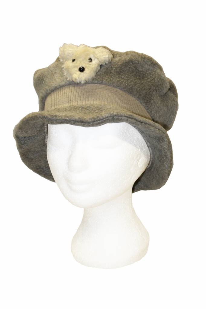 Kinderhoedje Teddy met beertje Kinderhoedje Teddy met beertje