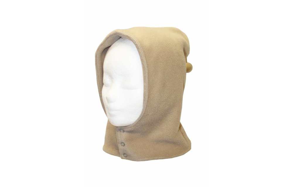 Bivakmuts kinderen dubbel fleece Beige Bivakmuts kinderen dubbel fleece Beige