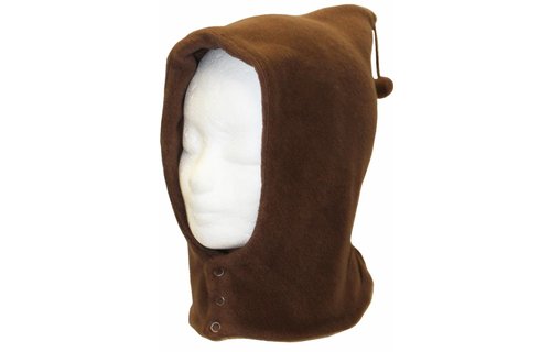 Bivakmuts kinderen dubbel fleece Bruin Bivakmuts kinderen dubbel fleece Bruin