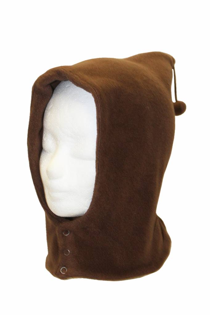 Bivakmuts kinderen dubbel fleece Bruin Bivakmuts kinderen dubbel fleece Bruin
