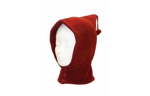 Bivakmuts kinderen dubbel fleece Bordeaux Bivakmuts kinderen dubbel fleece Bordeaux