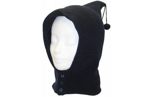 Bivakmuts kinderen dubbel fleece Navy Blauw