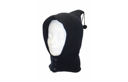 Bivakmuts kinderen dubbel fleece Navy Blauw