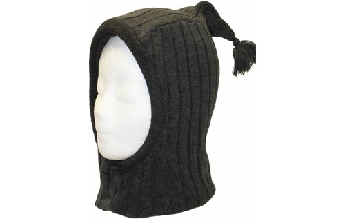 Gebreide Bivakmuts met fleece Grijs Gebreide Bivakmuts met fleece Grijs