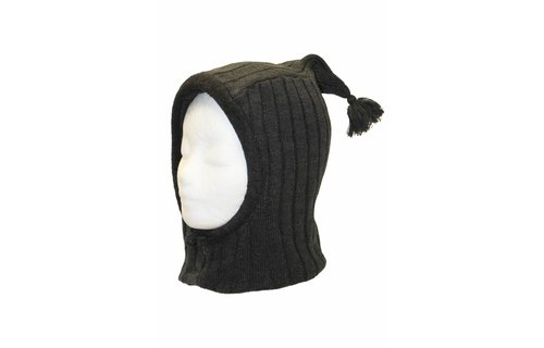 Gebreide Bivakmuts met fleece Grijs Gebreide Bivakmuts met fleece Grijs