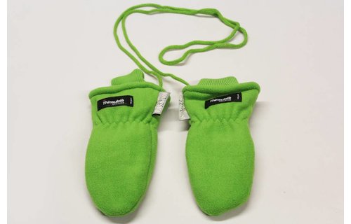 Fleece wanten kinderen licht Groen
