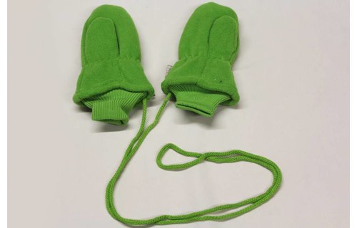 Fleece wanten kinderen licht Groen