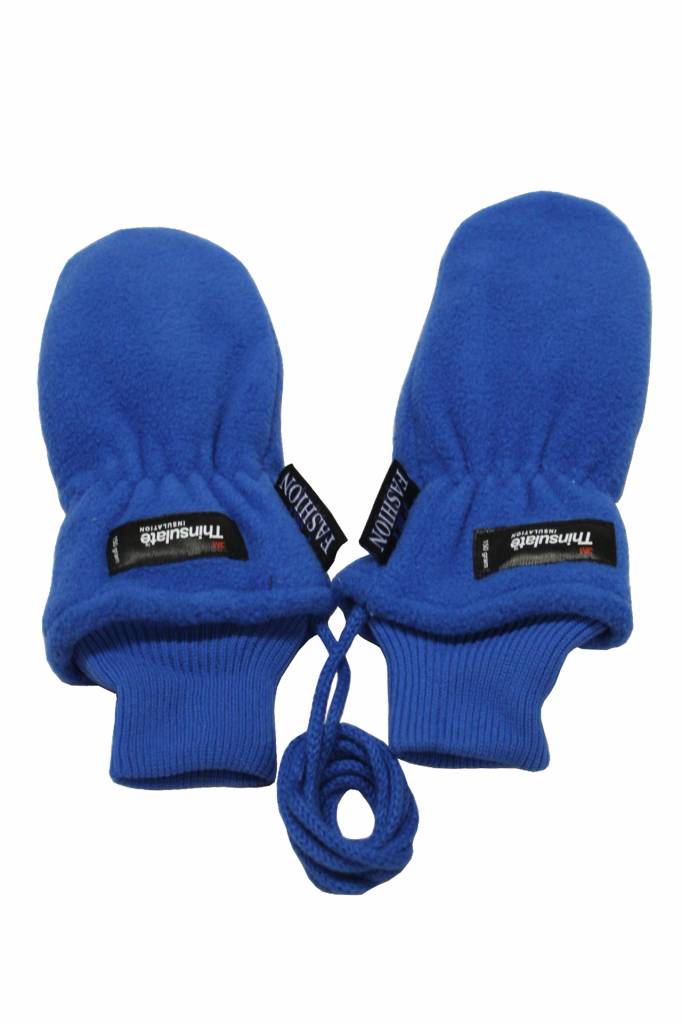 Fleece wanten kinderen bic Blauw