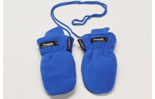 Fleece wanten kinderen bic Blauw