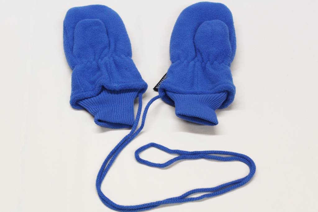 Fleece wanten kinderen bic Blauw