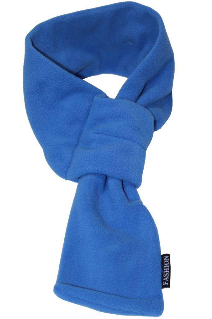 Doorsteek Sjaal fleece bic Blauw