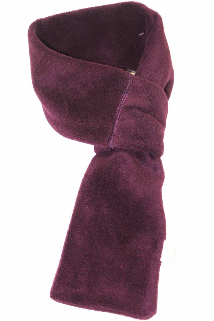 Doorsteek Sjaal fleece Mauve