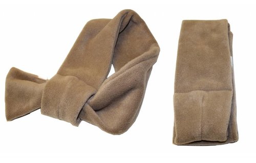 Doorsteek Sjaal fleece Beige Doorsteek Sjaal fleece Beige