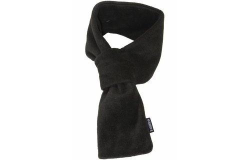 Doorsteek Sjaal fleece Zwart Doorsteek Sjaal fleece Zwart