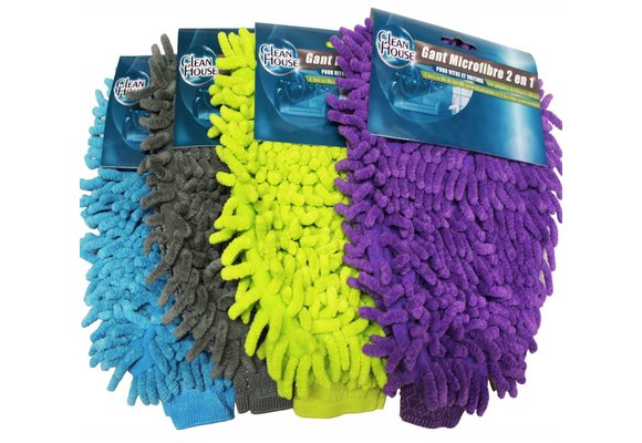 Washandschoen microvezel Fluffy