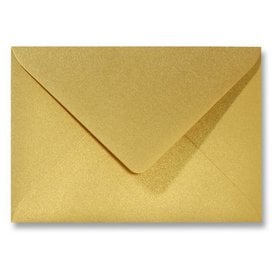 Gekleurde envelop metallics goud