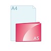 Gevouwen folder A5 (148 x 210 mm)