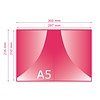 Gevouwen folder A5 (148 x 210 mm)