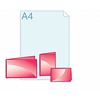 Folders eigen formaat kleiner dan een opengevouwen A6 formaat