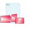 Folders eigen formaat kleiner dan een opengevouwen A5 formaat