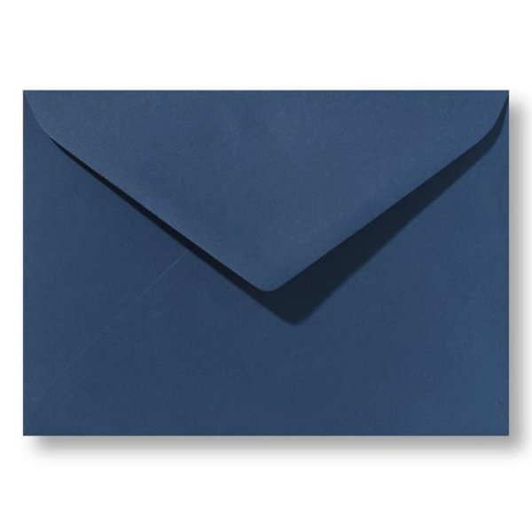 Blanco envelop 114 x 162 mm Donkerblauw