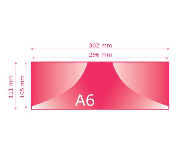 formaat kleiner dan een A6 formaat | De kaarten