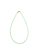 Handmade  Necklace Green/Gold