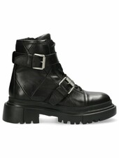 SHABBIES Ankle Boot Laceup Black