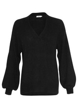 Moss Copenhagen Irmina Alpaca Vneck Pullover Black