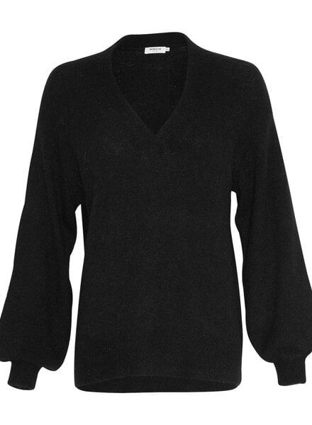 Moss Copenhagen Irmina Alpaca Vneck Pullover Black