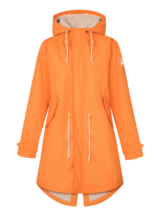 Derbe Hamburg Travel Cozy Rain Coat Orange