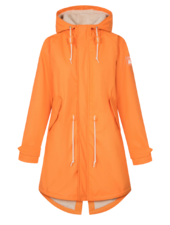 Derbe Hamburg Travel Cozy Rain Coat Orange