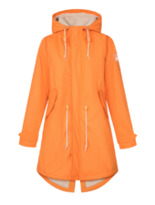 Derbe Hamburg Travel Cozy Rain Coat Orange