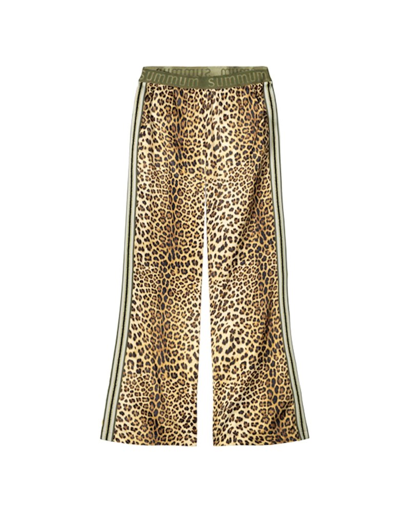 Summum Woman Trousers Animal Print Multicolour