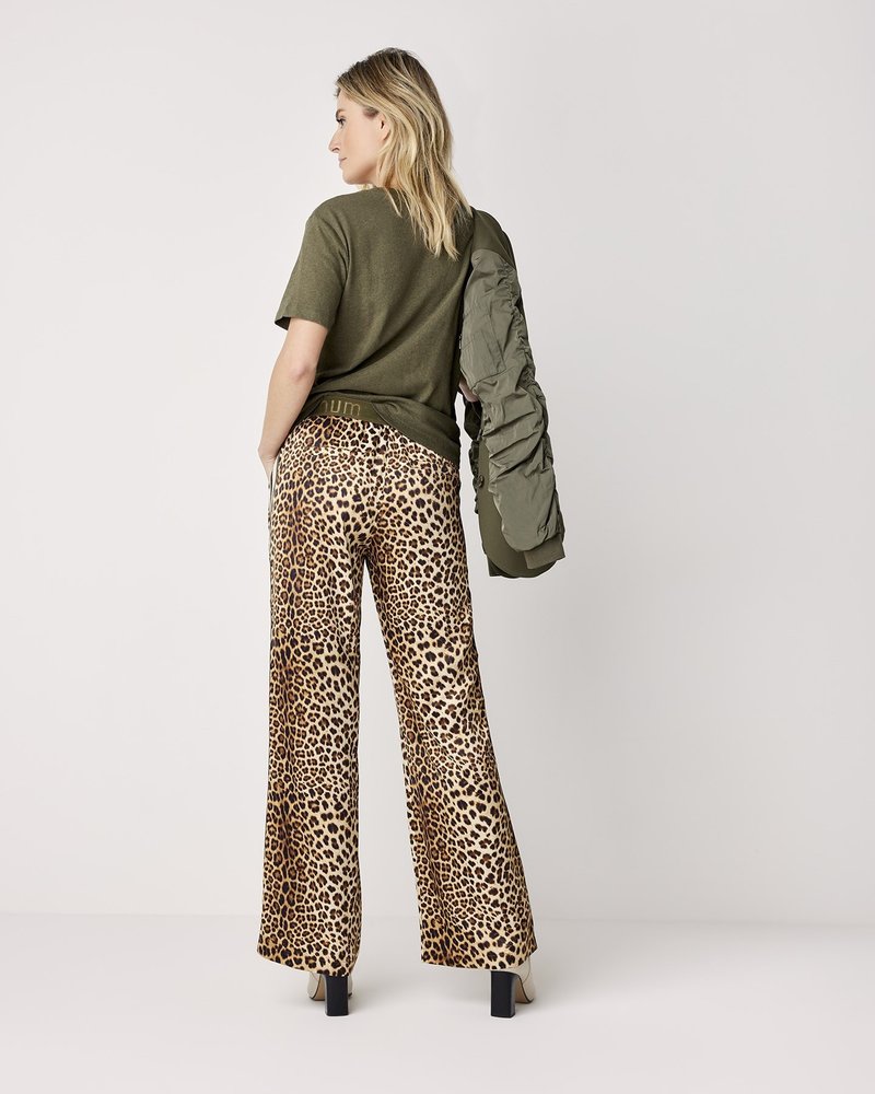 Summum Woman Trousers Animal Print Multicolour