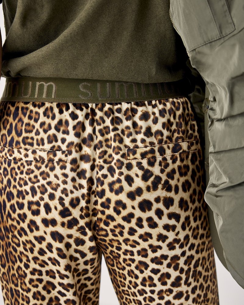 Summum Woman Trousers Animal Print Multicolour