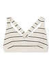 10Days Sporty Bra Stripes Soft White/Black