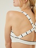 10Days Sporty Bra Stripes Soft White/Black