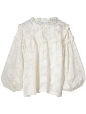 Summum Woman Blouse Viscose Jacquard Ivory