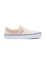 Woman Classic Slip-On Honey Peach Checkerboard