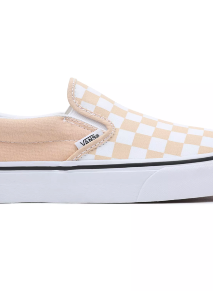 Woman Classic Slip-On Honey Peach Checkerboard