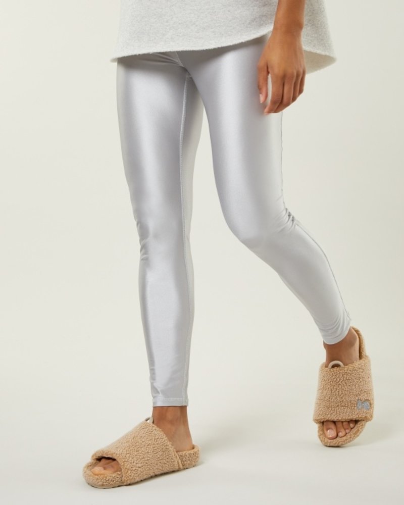 10Days Metallic Yoga Leggings Silver