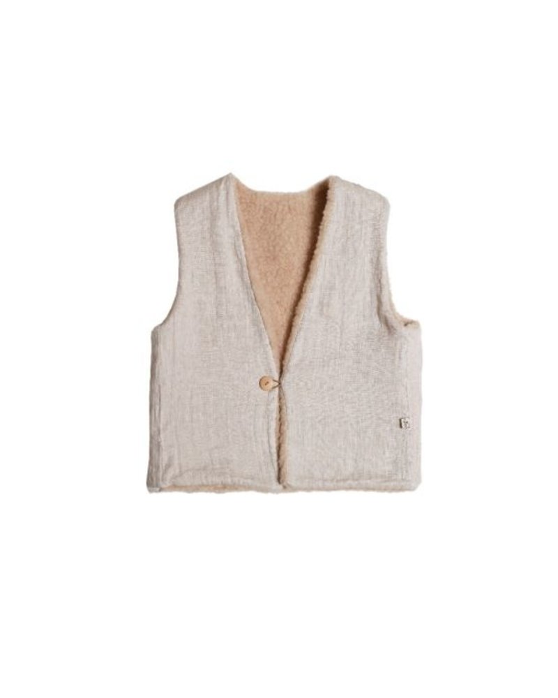 Alwero  Exclusive Bodywarmer Vest Long Adult Beige