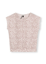 10Days Voile Tee Leopard Ecru