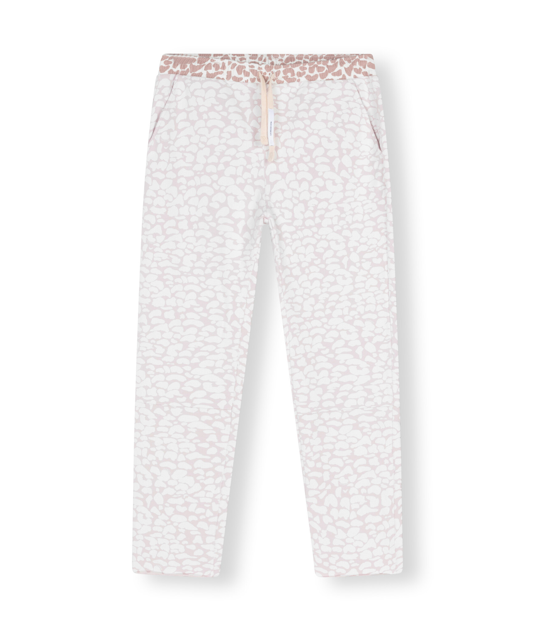 Cropped Jogger Leopard Pale Lilac