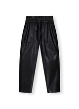 10Days Leatherlook Side Panel Jogger Black