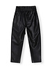 10Days Leatherlook Side Panel Jogger Black