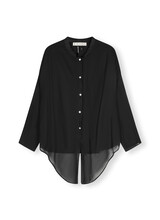 10Days Cropped Knot Blouse Black