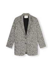 10Days Statement Blazer Herringbone Black